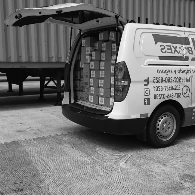Van de entregas de Temma Freight Logistics